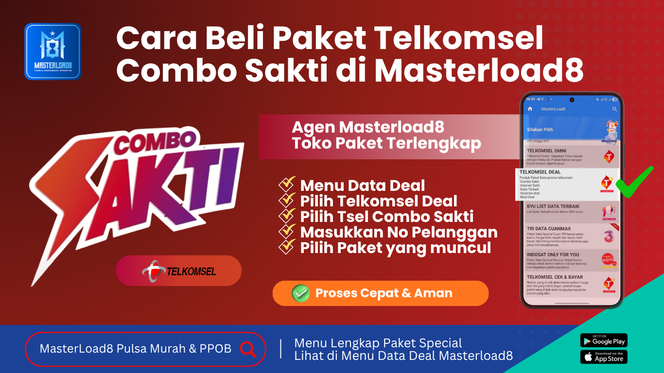 Cara Beli Paket Telkomsel Combo Sakti (Update MasterLoad8 2025)