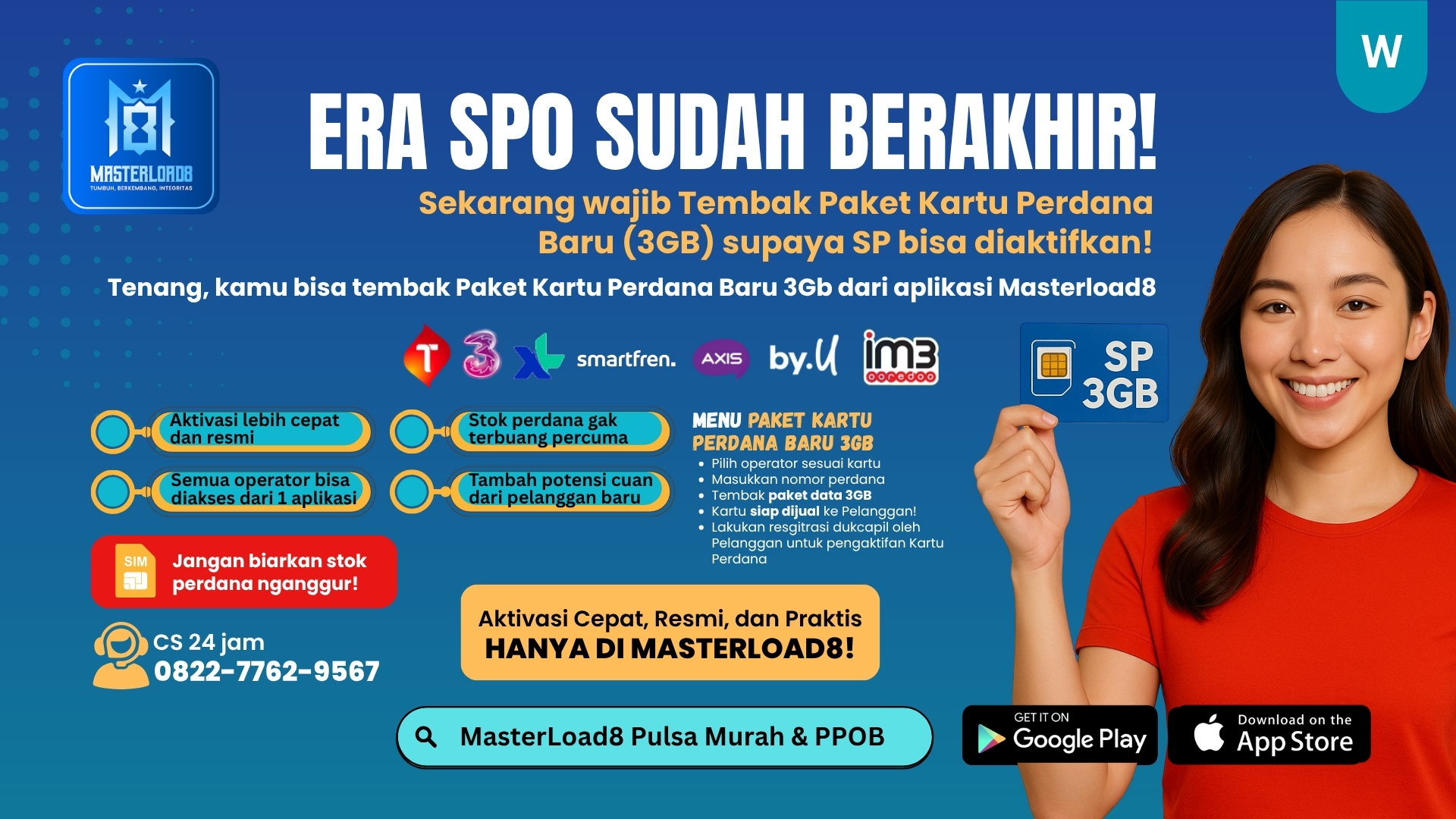 Era SP0 Sudah Berakhir! Begini Cara Toko Tetap Bisa Jualan Kartu Perdana Lewat Masterload8