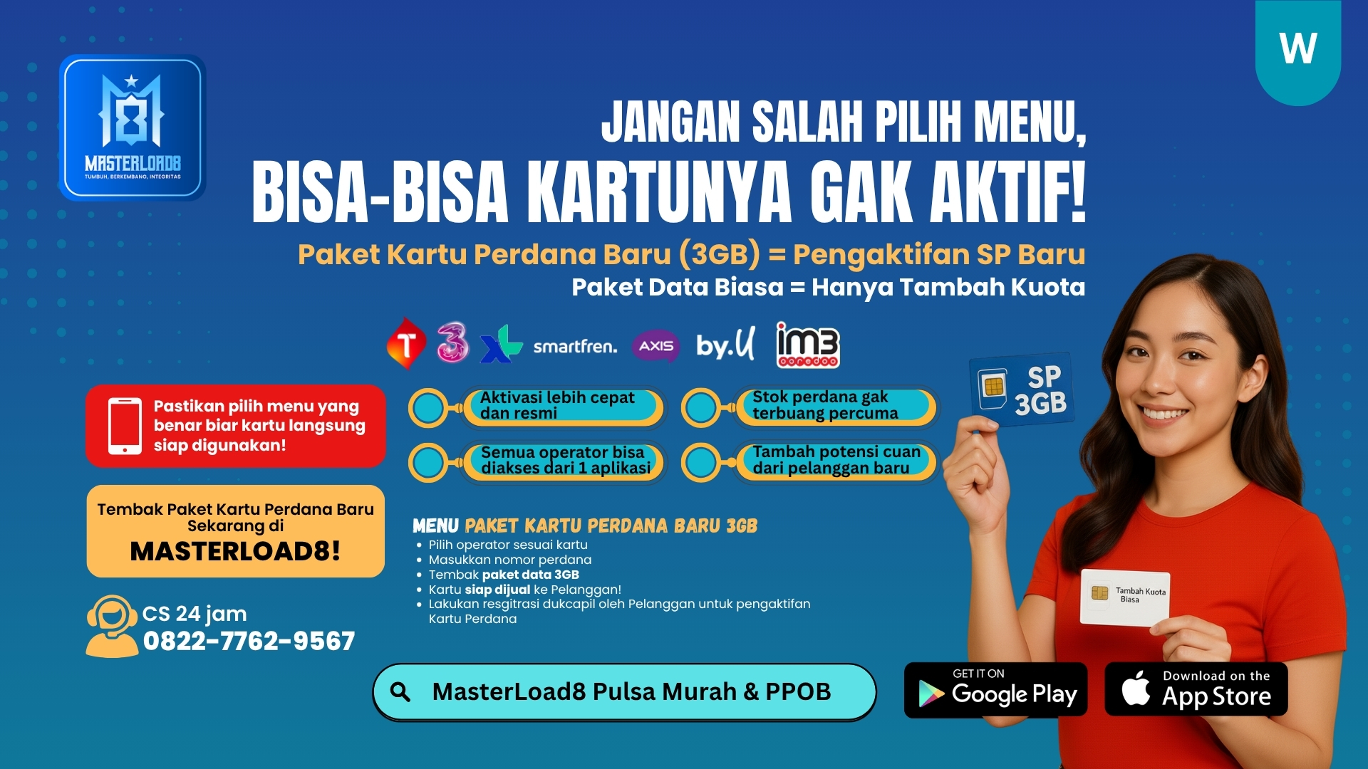 Paket Kartu Perdana Baru vs Paket Data Biasa – Jangan Salah Pilih di MasterLoad8!