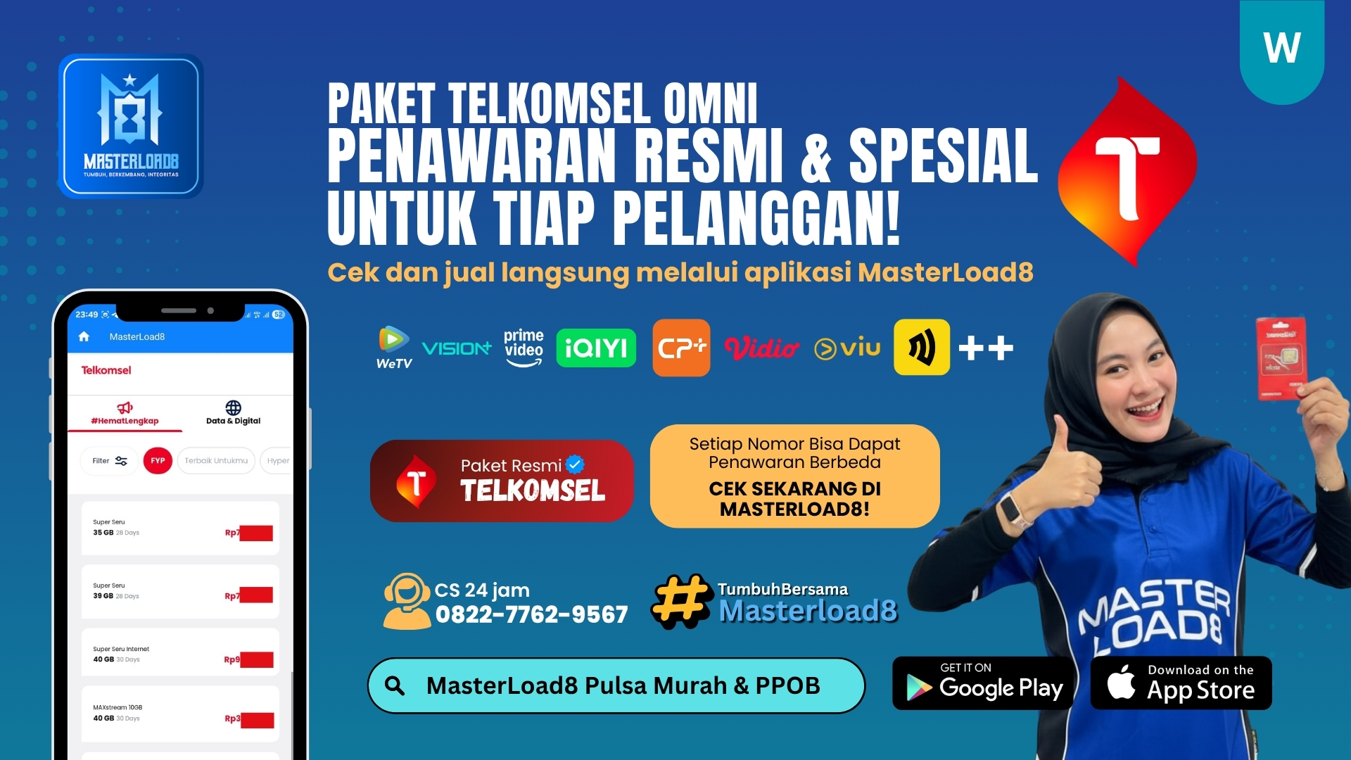 Paket Telkomsel Omni: Penawaran Resmi & Spesial dari Telkomsel untuk Tiap Pelanggan, Cek dan Jual Melalui MasterLoad8 [Update 2025]