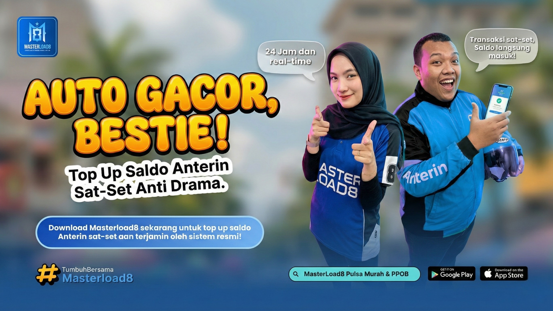 Cara Isi Saldo Anterin Lewat Masterload8  Sat-Set buat Driver & Pengguna Setia Anterin
