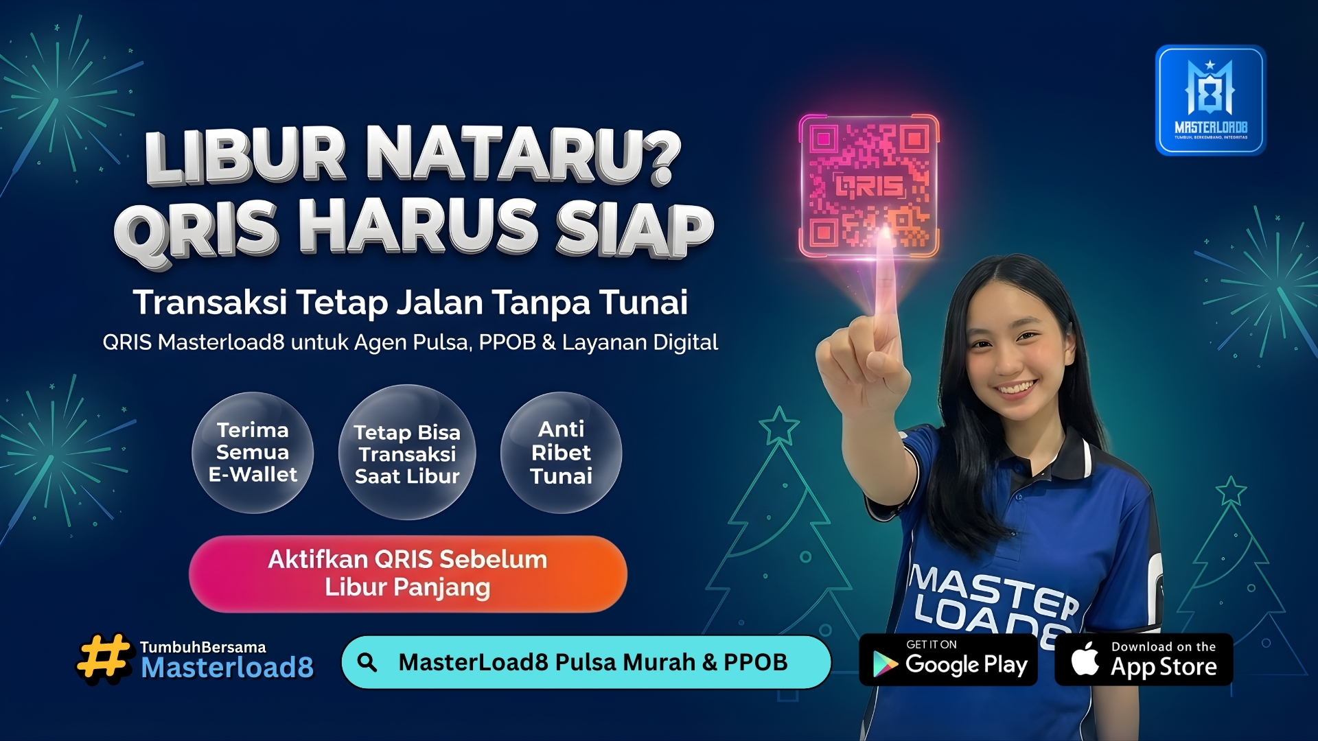 Menjelang Libur Panjang Natal & Tahun Baru, Pastikan QRIS Siap Digunakan Lewat Masterload8