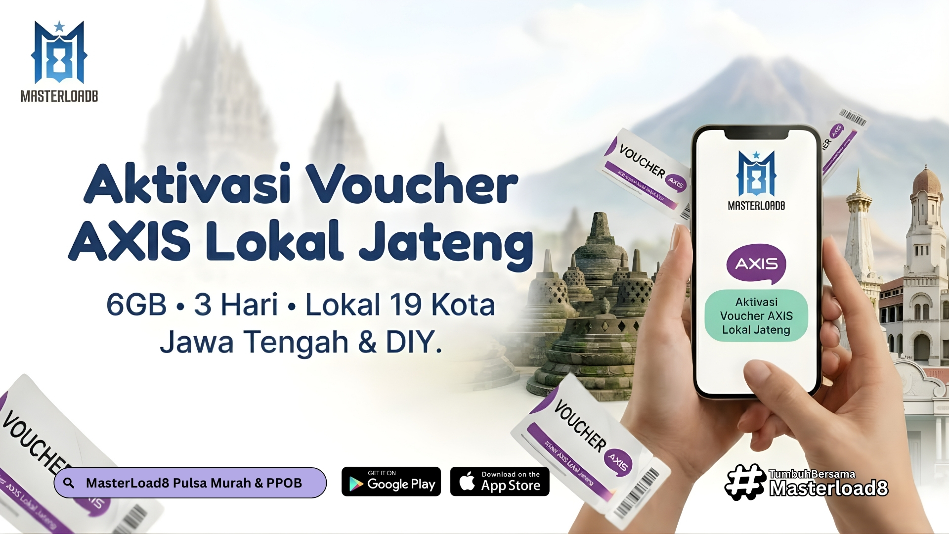 Aktivasi Voucher AXIS Lokal JATENG 6GB 3 Hari – Berlaku di 19 Kota (Update Januari 2026)