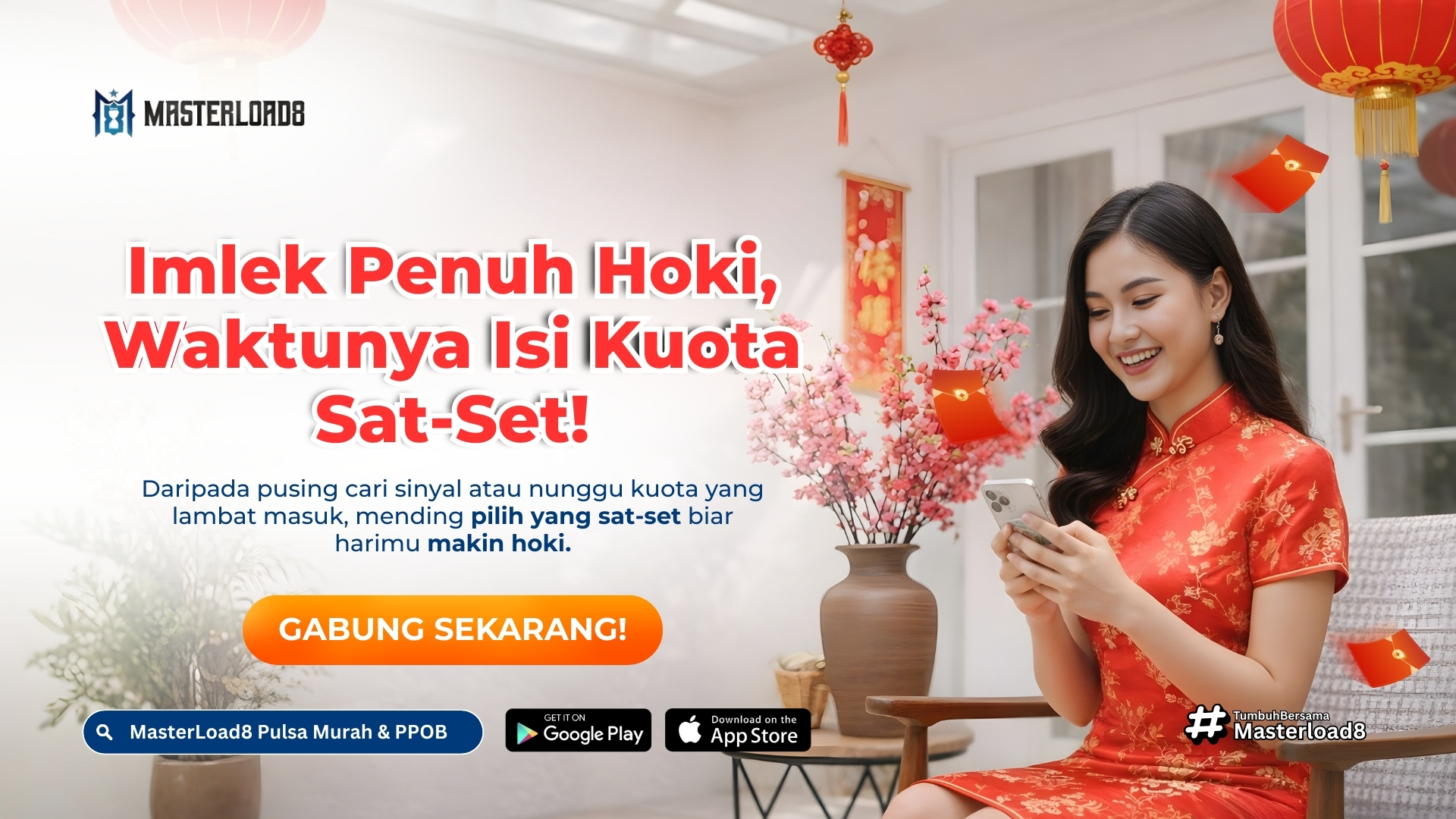 Imlek Penuh Hoki, Waktunya Isi Kuota Sat-Set Bareng MasterLoad8
