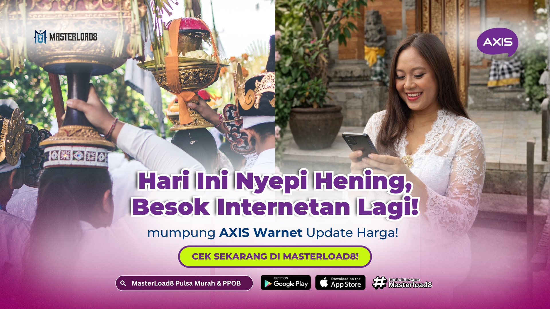 Hari Ini Nyepi Hening, Besok Internetan Lagi! Mumpung AXIS Warnet Update Harga
