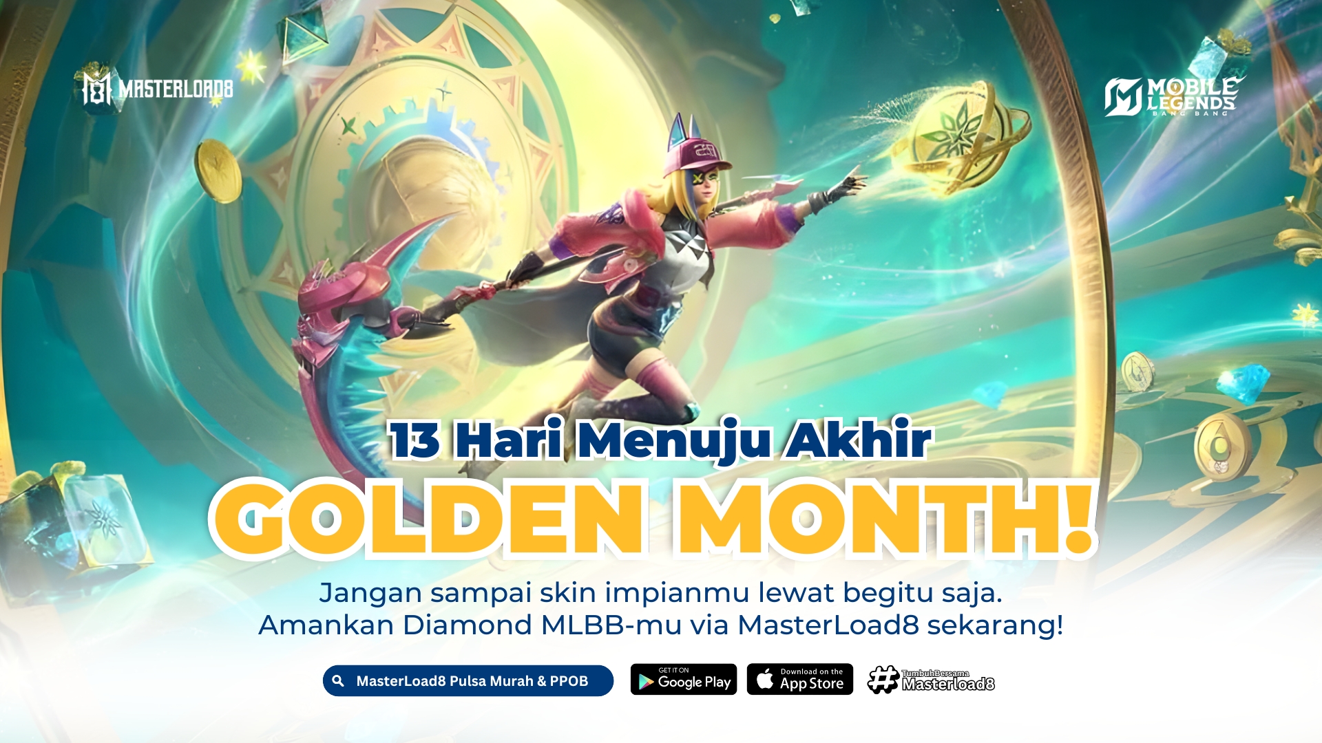 13 Hari Menuju Akhir Golden Month MLBB 2026 – Jangan Sampai Ketinggalan Skin Impianmu!