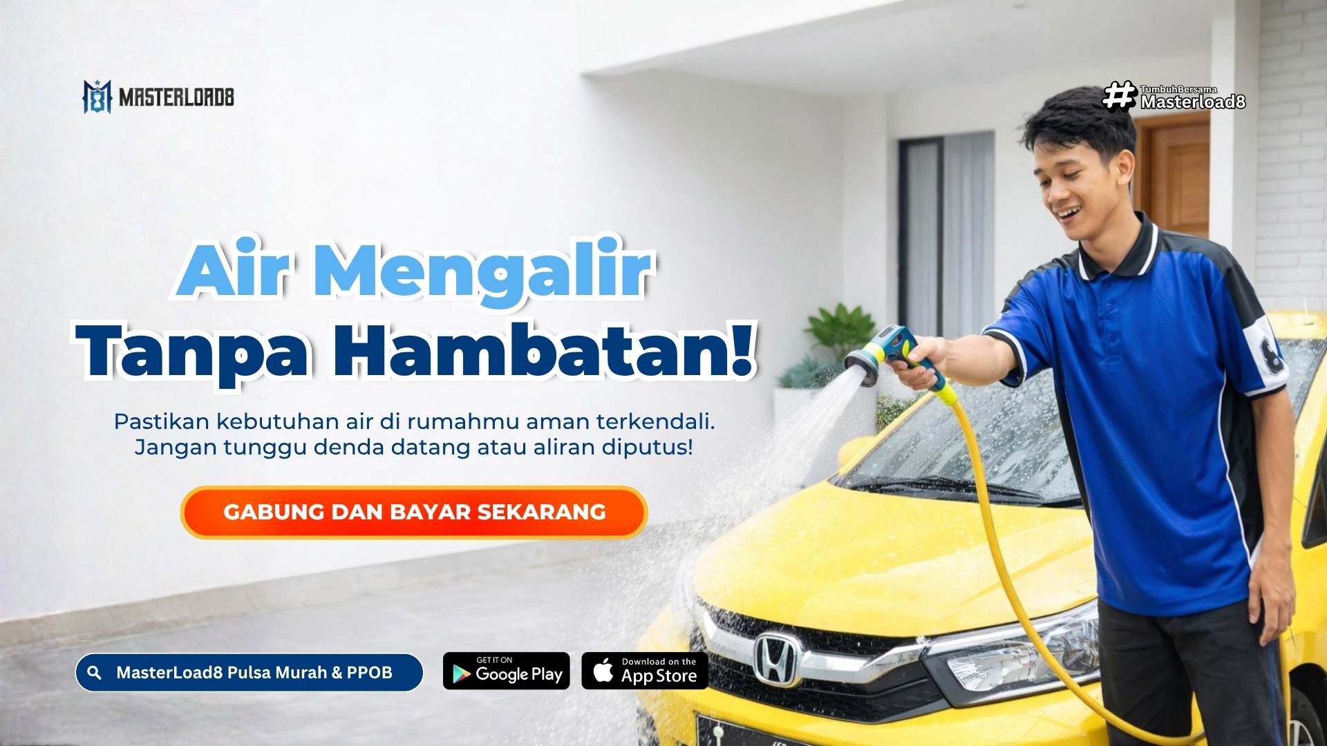 Tagihan Air Bisa Bikin Panik? Ini Cara Bayar PDAM Praktis di MasterLoad8