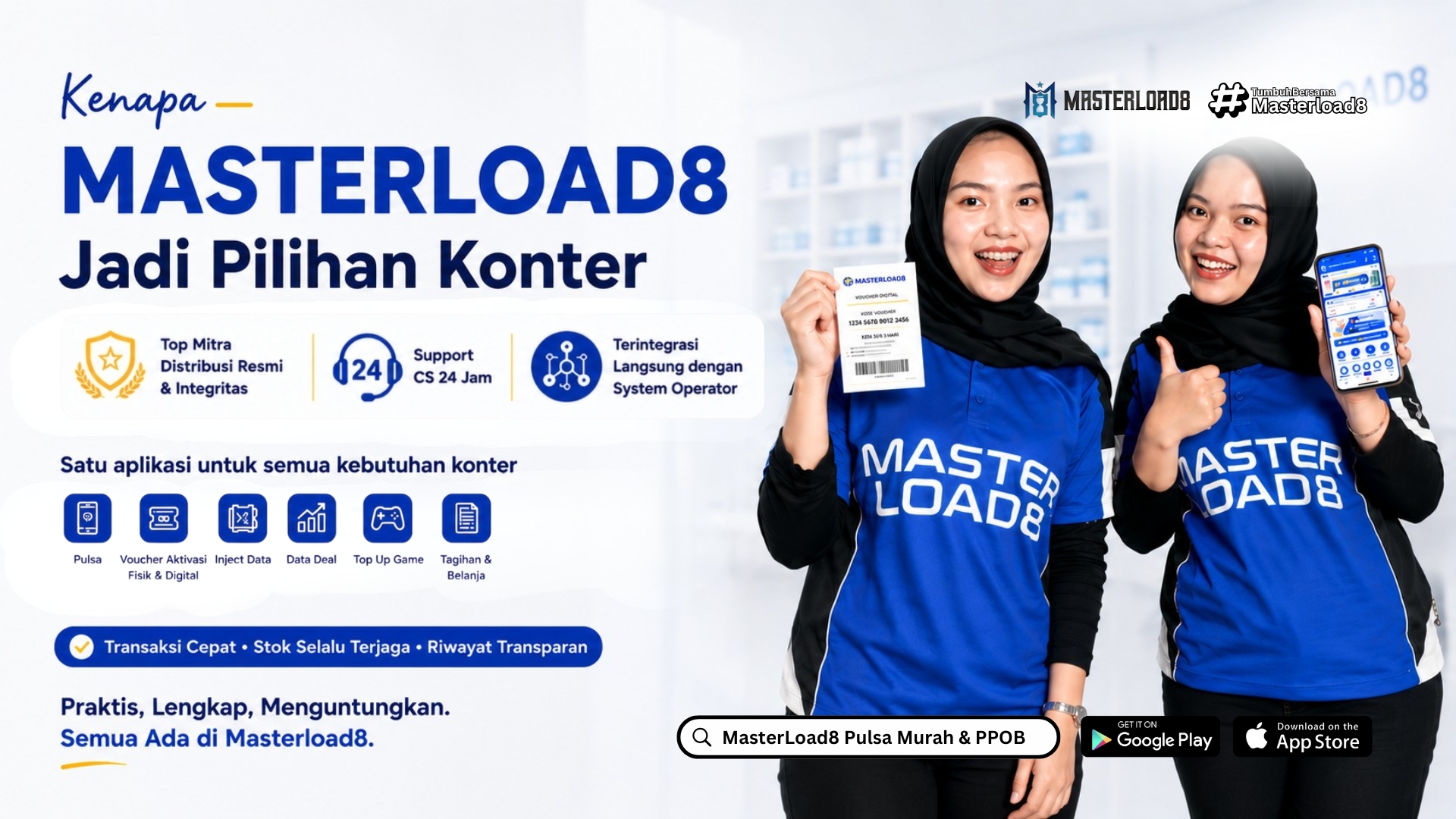 Kenapa Masterload8 Jadi Pilihan Buat Konter Jualan Pulsa, Paket Data, dan Voucher Game
