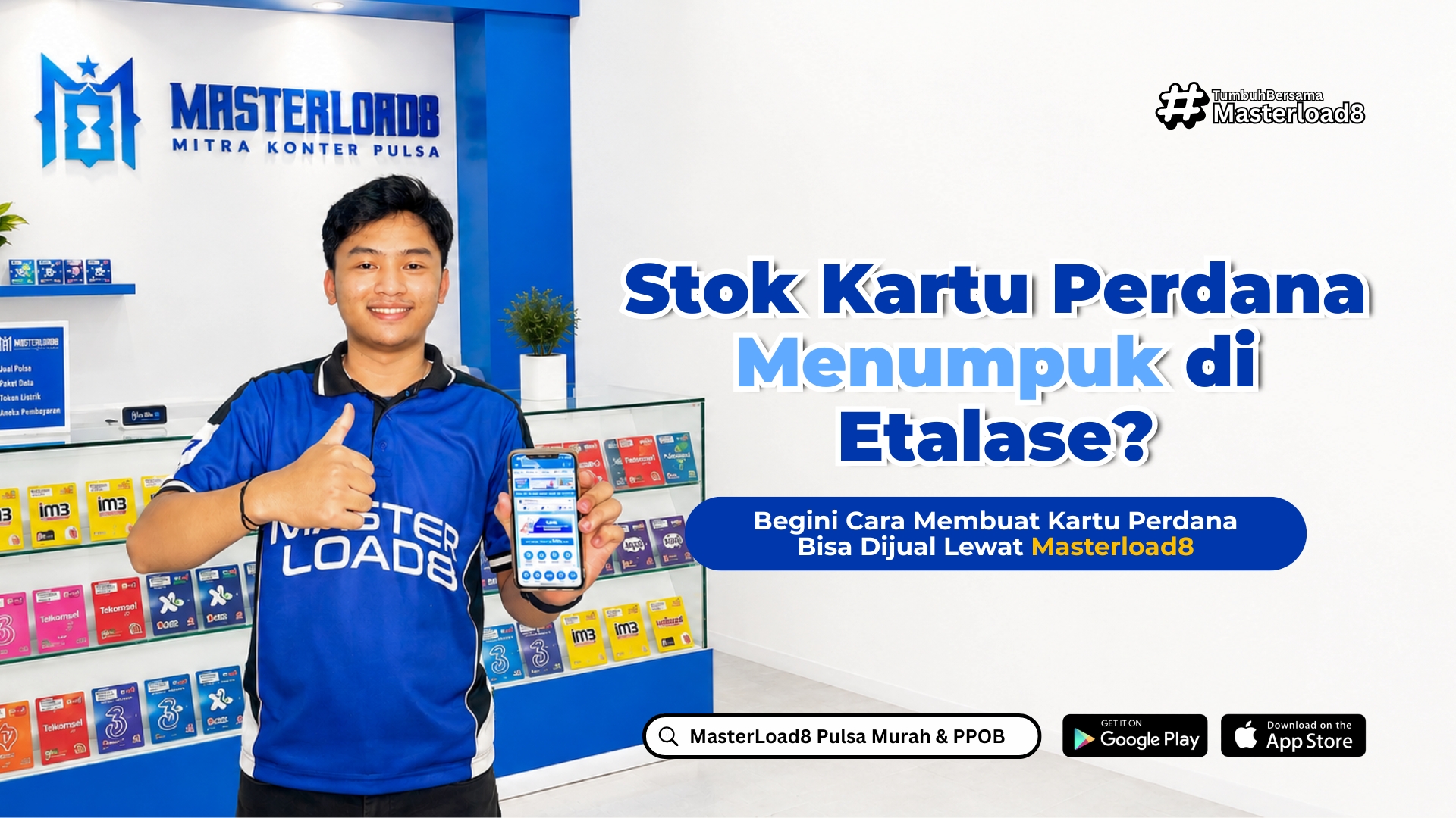 Stok Kartu Perdana Menumpuk di Etalase? Begini Cara Membuar Kartu Perdana Bisa Dijual Lewat Masterload8