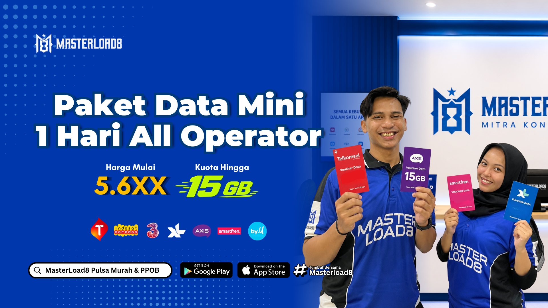 Paket Data Mini 1 Hari Semua Operator di Masterload8, Mana yang Paling Worth It?