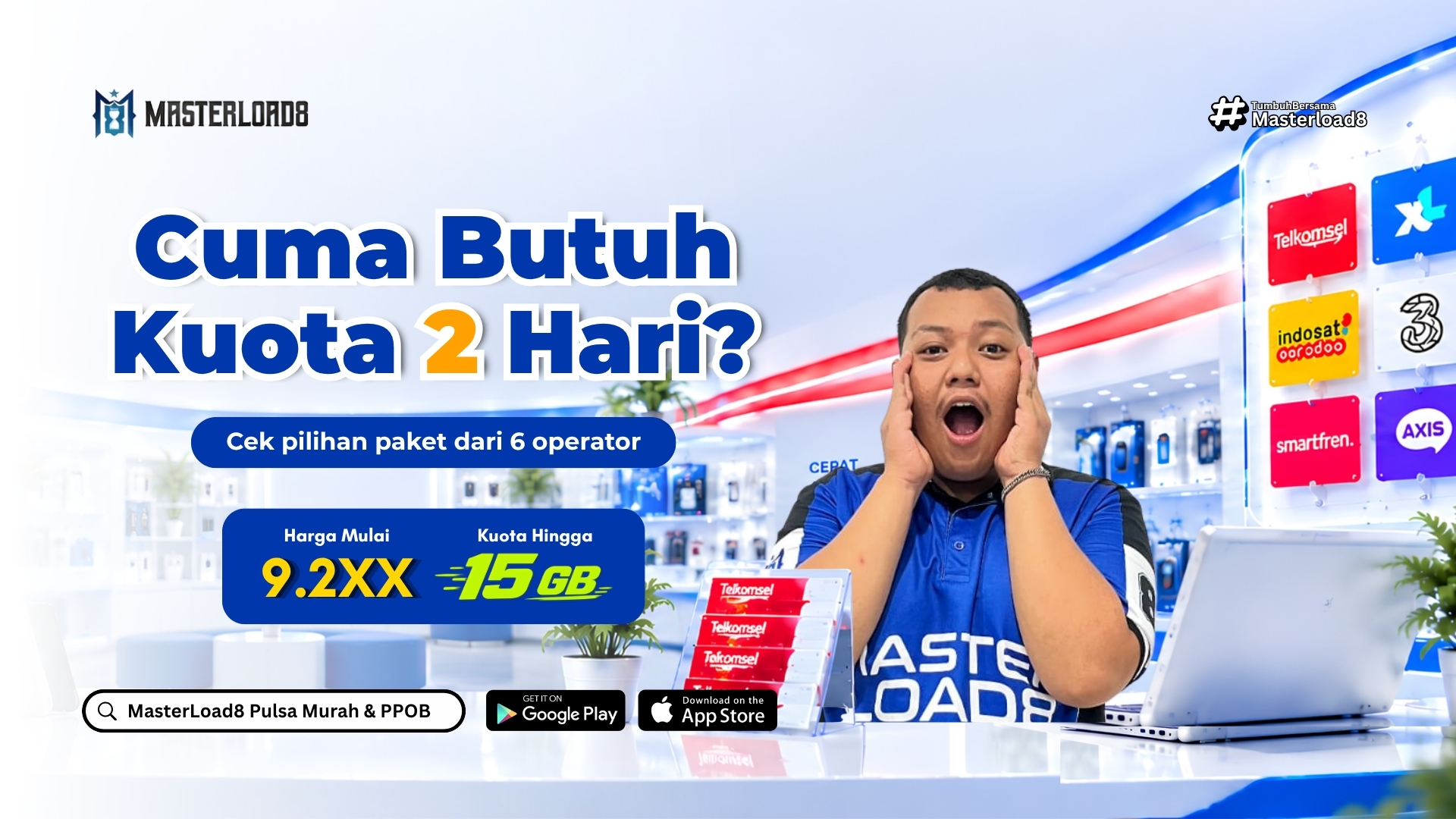 Butuh Kuota Cuma 2 Hari? Ini Kurasi Paket dari 6 Operator