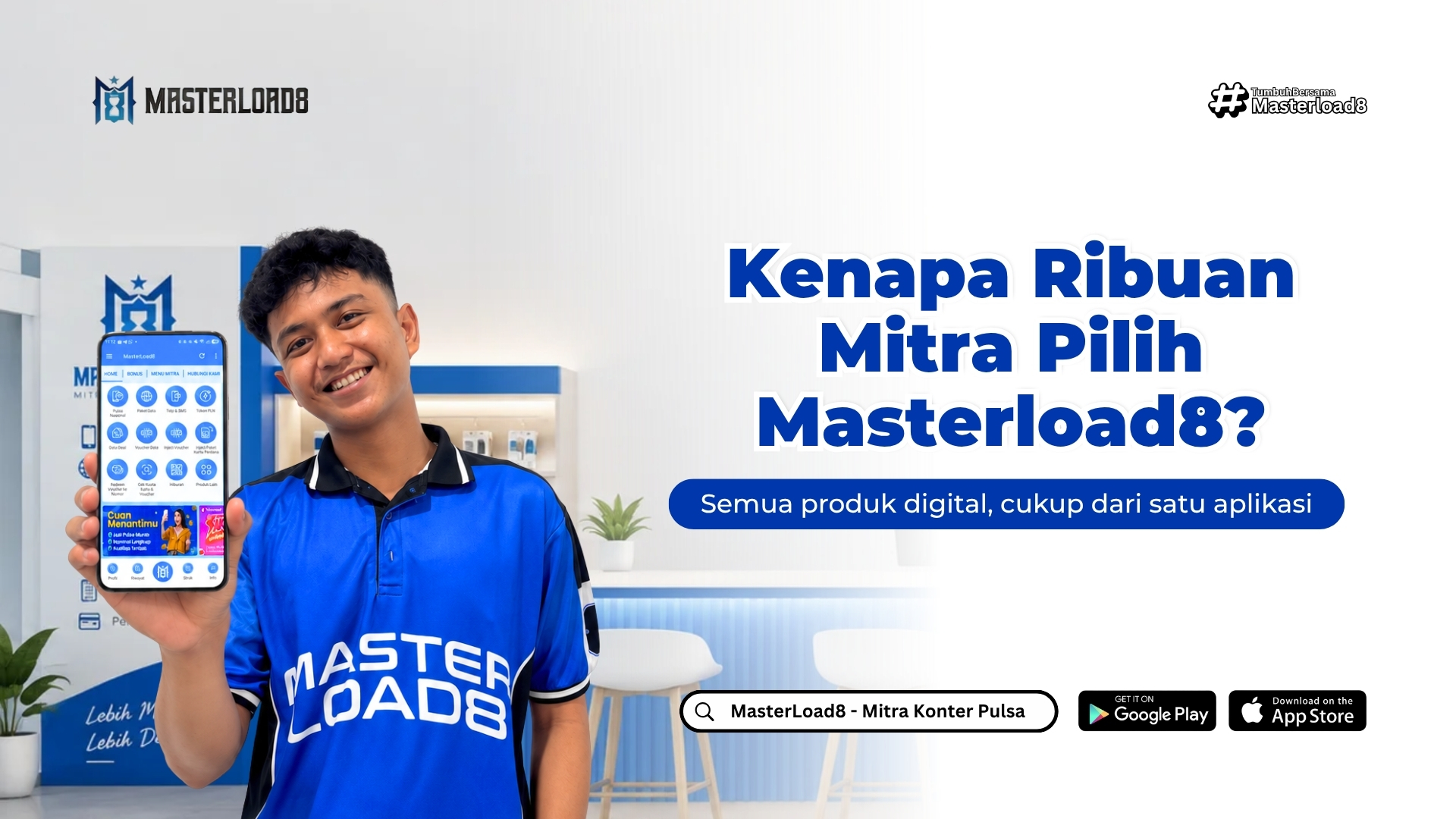 Kenapa Ribuan Mitra Pilih Masterload8 Buat Jualan Paket Data, Diamond Game, Token PLN dan Semua Produk Digital