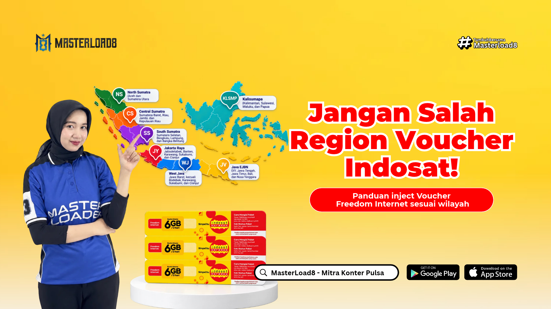 Kode Region Indosat untuk Inject Voucher Freedom Internet
